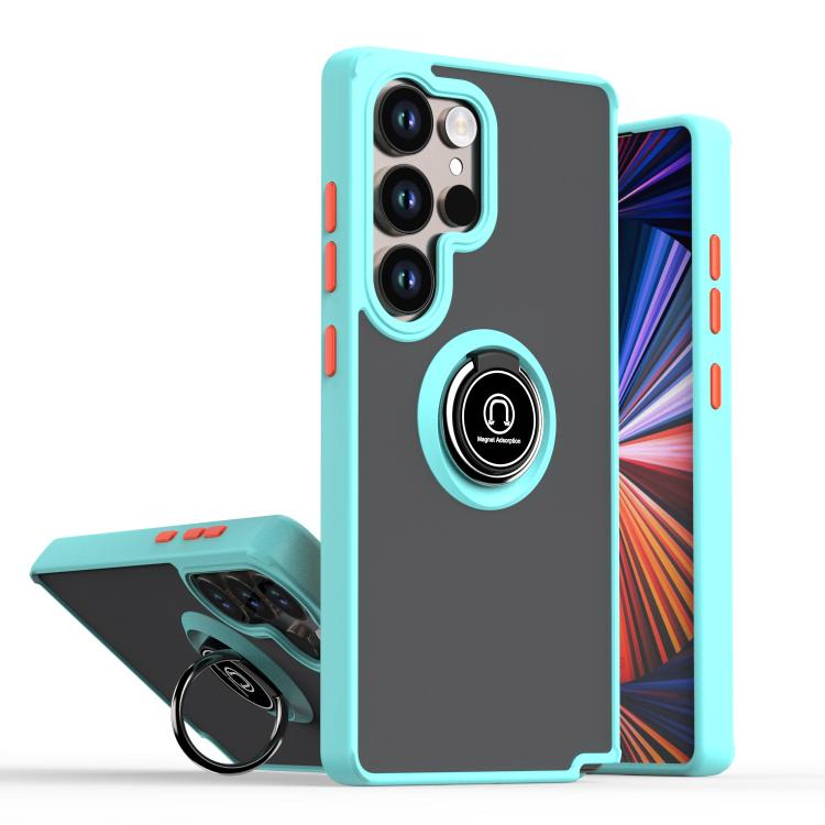 Q Shadow 1 Series TPU + PC Phone Case with Ring, For Samsung Galaxy S25 Ultra 5G, For Samsung Galaxy S24 FE 5G, For Samsung Galaxy S23 FE 5G