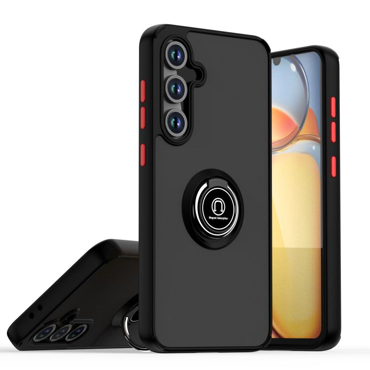 Q Shadow 1 Series TPU + PC Phone Case with Ring, For Samsung Galaxy S25 Ultra 5G, For Samsung Galaxy S24 FE 5G, For Samsung Galaxy S23 FE 5G