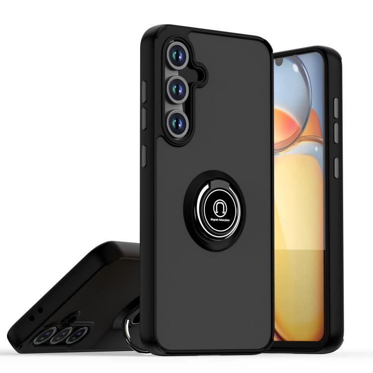 Q Shadow 1 Series TPU + PC Phone Case with Ring, For Samsung Galaxy S25 Ultra 5G, For Samsung Galaxy S24 FE 5G, For Samsung Galaxy S23 FE 5G