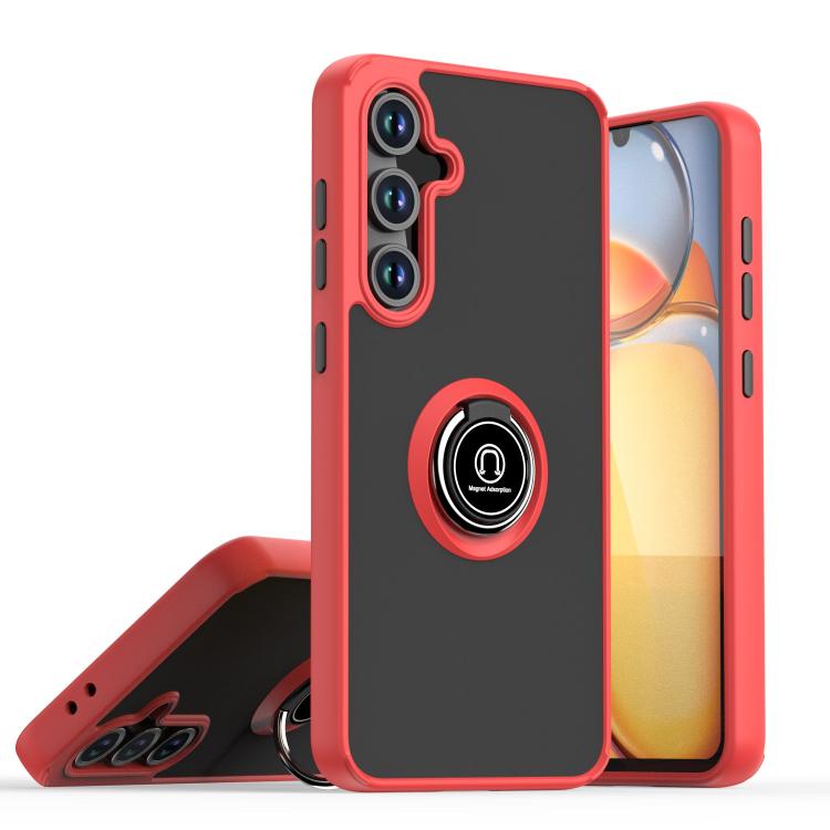 Q Shadow 1 Series TPU + PC Phone Case with Ring, For Samsung Galaxy S25 Ultra 5G, For Samsung Galaxy S24 FE 5G, For Samsung Galaxy S23 FE 5G