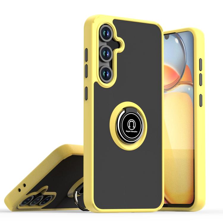 Q Shadow 1 Series TPU + PC Phone Case with Ring, For Samsung Galaxy S25 Ultra 5G, For Samsung Galaxy S24 FE 5G, For Samsung Galaxy S23 FE 5G