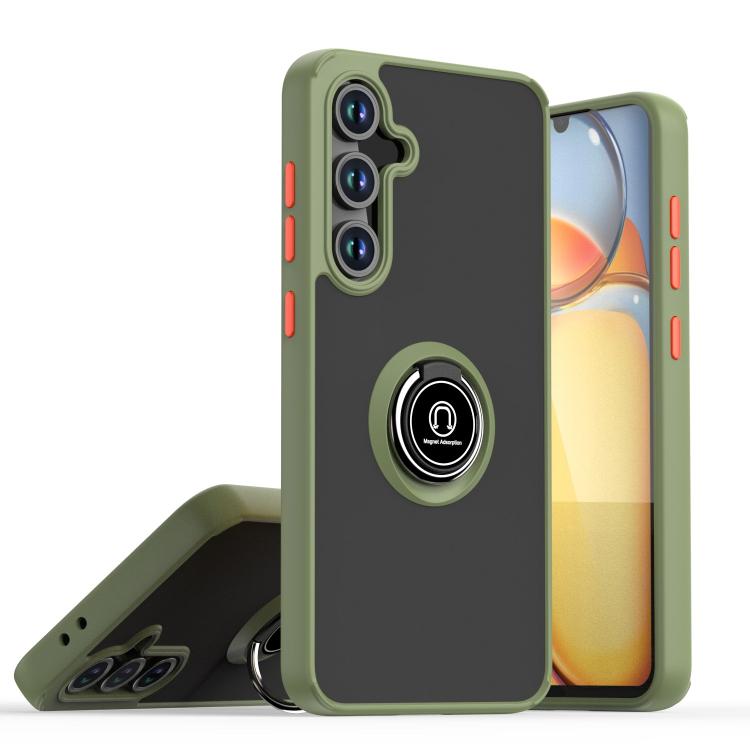 Q Shadow 1 Series TPU + PC Phone Case with Ring, For Samsung Galaxy S25 Ultra 5G, For Samsung Galaxy S24 FE 5G, For Samsung Galaxy S23 FE 5G