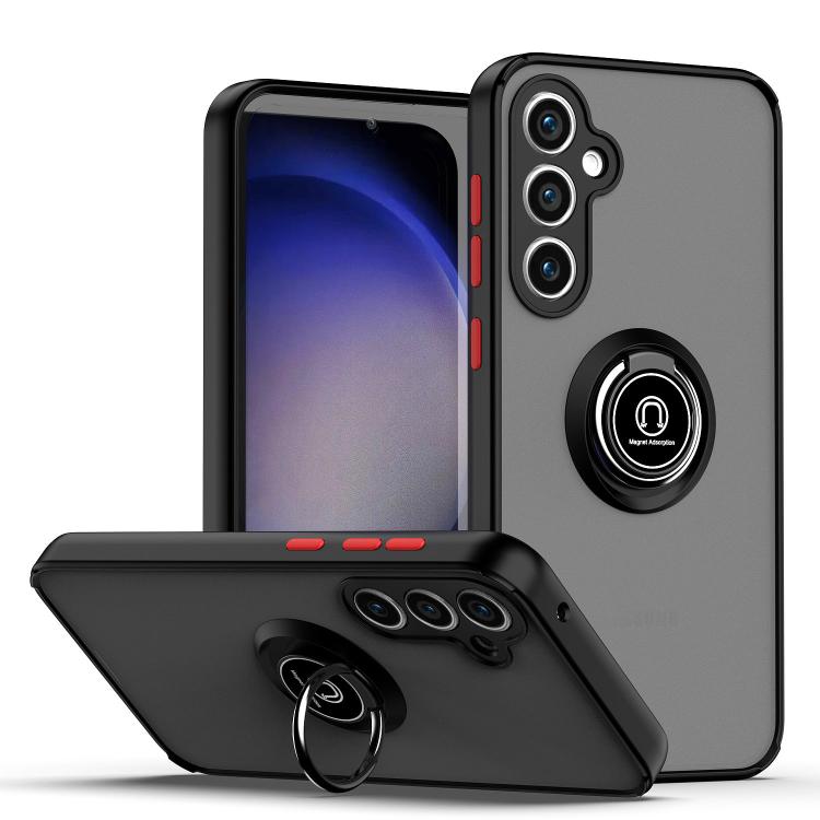 Q Shadow 1 Series TPU + PC Phone Case with Ring, For Samsung Galaxy S25 Ultra 5G, For Samsung Galaxy S24 FE 5G, For Samsung Galaxy S23 FE 5G