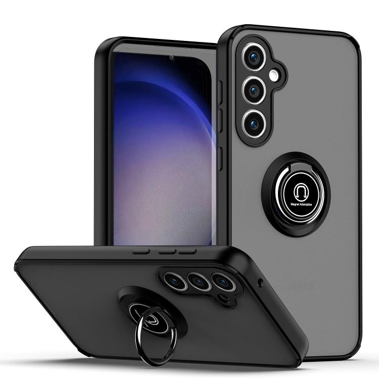 Q Shadow 1 Series TPU + PC Phone Case with Ring, For Samsung Galaxy S25 Ultra 5G, For Samsung Galaxy S24 FE 5G, For Samsung Galaxy S23 FE 5G