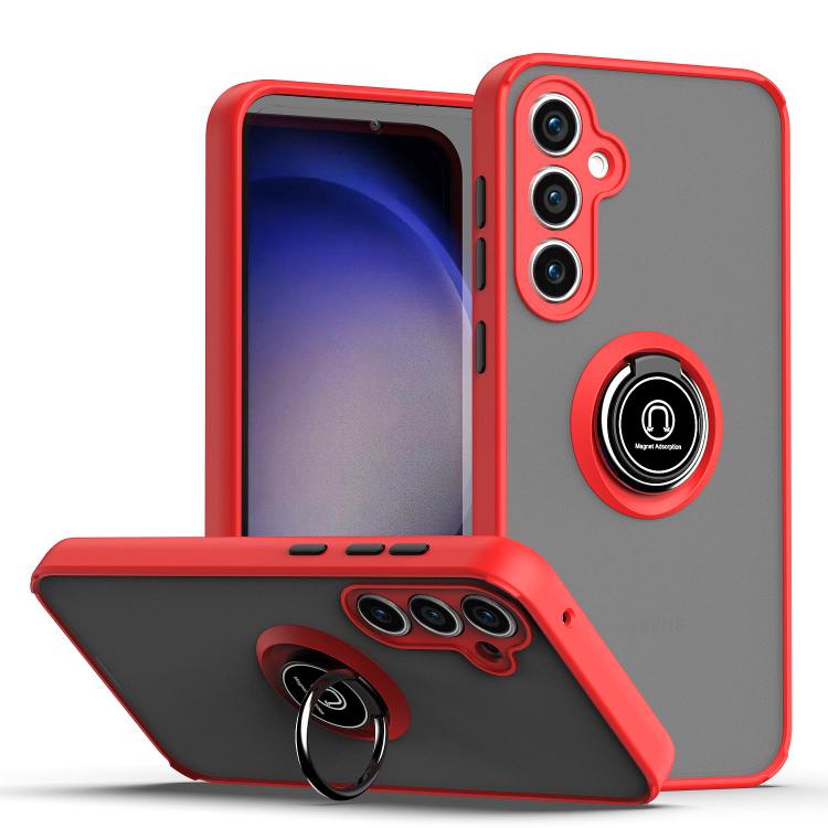 Q Shadow 1 Series TPU + PC Phone Case with Ring, For Samsung Galaxy S25 Ultra 5G, For Samsung Galaxy S24 FE 5G, For Samsung Galaxy S23 FE 5G