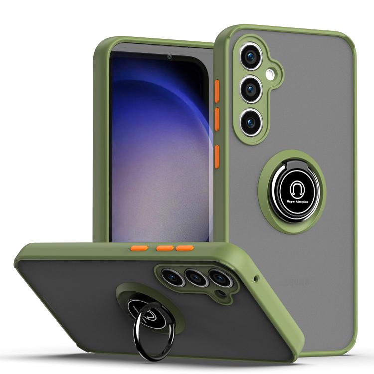 Q Shadow 1 Series TPU + PC Phone Case with Ring, For Samsung Galaxy S25 Ultra 5G, For Samsung Galaxy S24 FE 5G, For Samsung Galaxy S23 FE 5G
