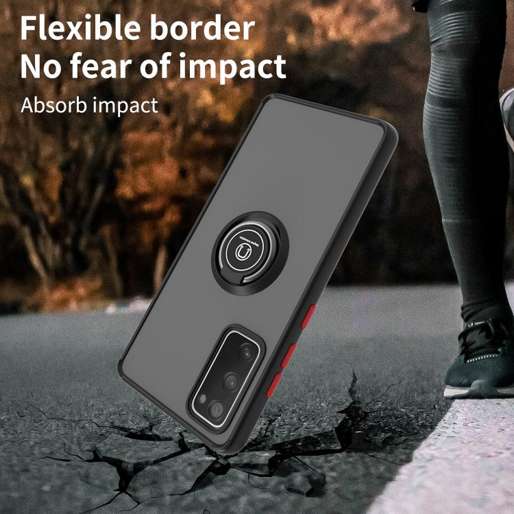 Q Shadow 1 Series TPU + PC Phone Case with Ring, For Samsung Galaxy S20 FE 5G