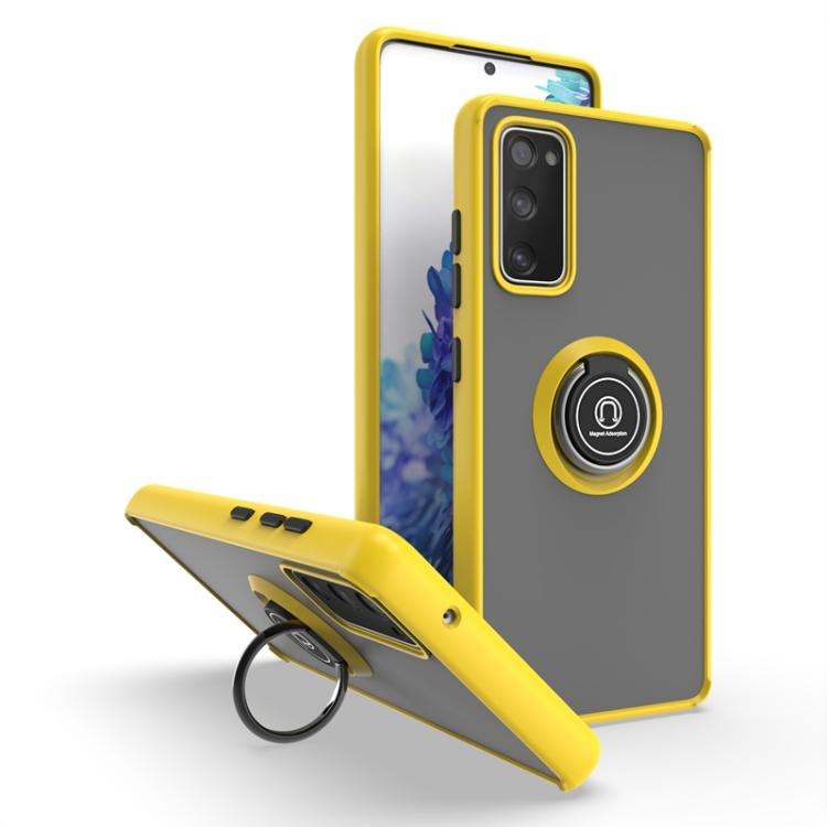 Q Shadow 1 Series TPU + PC Phone Case with Ring, For Samsung Galaxy S20 FE 5G