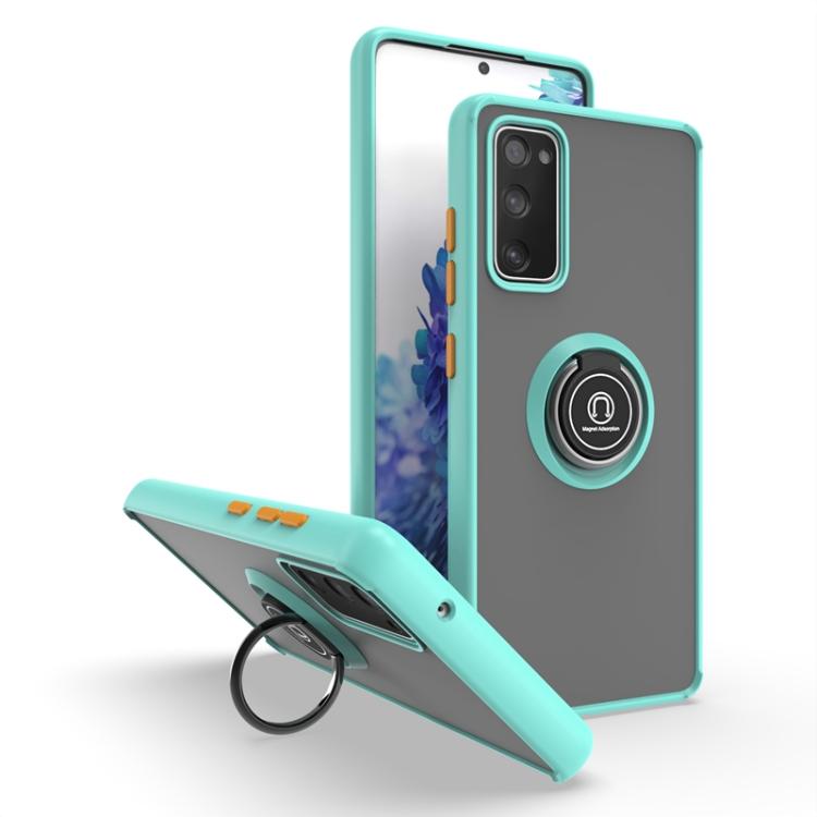 Q Shadow 1 Series TPU + PC Phone Case with Ring, For Samsung Galaxy S20 FE 5G