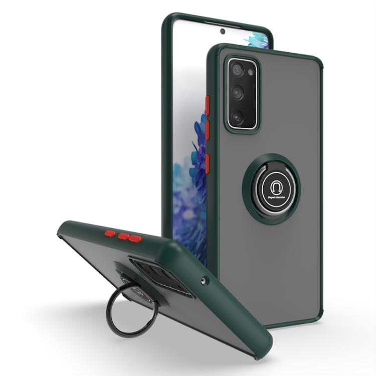 Q Shadow 1 Series TPU + PC Phone Case with Ring, For Samsung Galaxy S20 FE 5G