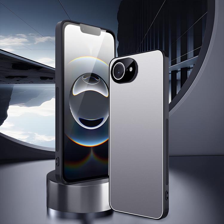 Ice Aluminum Metal Explosion-proof Frosted Phone Case, For iPhone 16e, For iPhone 16 Pro Max, For iPhone 16 Pro, For iPhone 16, For iPhone 15 Pro Max, For iPhone 15 Pro, For iPhone 15, For iPhone 14