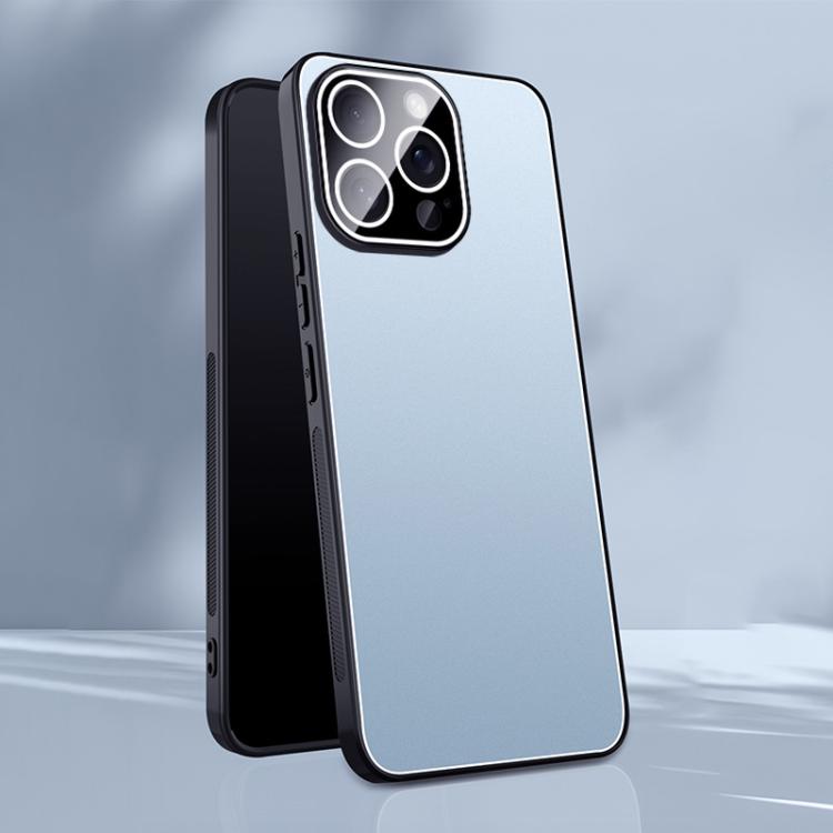 Ice Aluminum Metal Explosion-proof Frosted Phone Case, For iPhone 16e, For iPhone 16 Pro Max, For iPhone 16 Pro, For iPhone 16, For iPhone 15 Pro Max, For iPhone 15 Pro, For iPhone 15, For iPhone 14