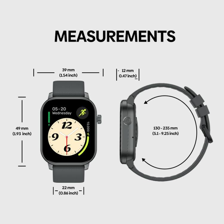 Zeblaze GTS 3 GPS 2.01 inch Screen Health & Fitness Smart Watch 3 ATM Waterproof