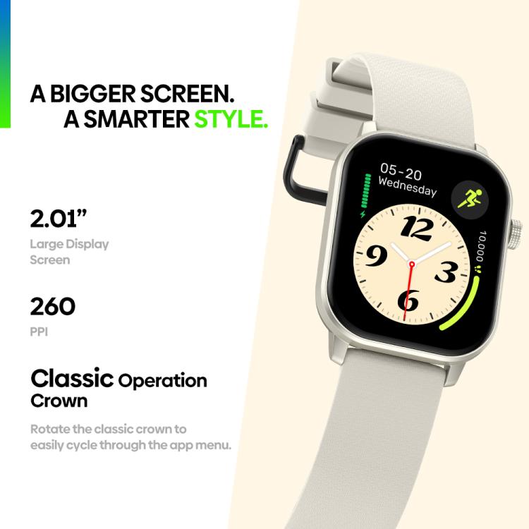 Zeblaze GTS 3 GPS 2.01 inch Screen Health & Fitness Smart Watch 3 ATM Waterproof