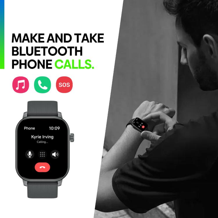 Zeblaze GTS 3 GPS 2.01 inch Screen Health & Fitness Smart Watch 3 ATM Waterproof