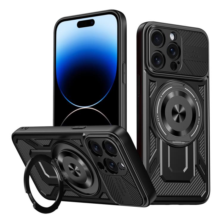 Armor Rotating Holder MagSafe Phone Case, For iPhone 14 Pro Max, For iPhone 13 Pro Max, For iPhone 13 Pro, For iPhone 13