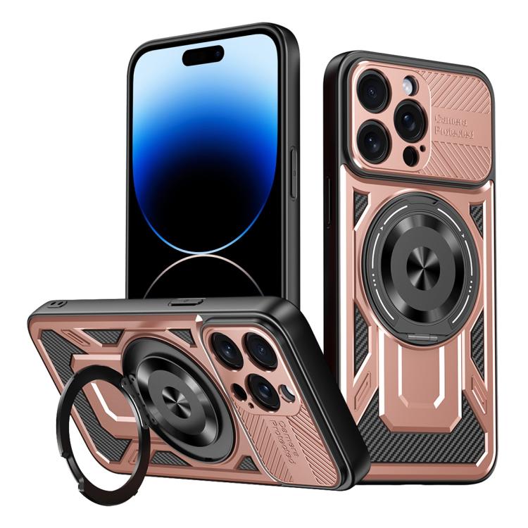 Armor Rotating Holder MagSafe Phone Case, For iPhone 14 Pro Max, For iPhone 13 Pro Max, For iPhone 13 Pro, For iPhone 13