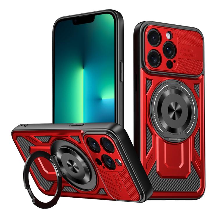 Armor Rotating Holder MagSafe Phone Case, For iPhone 14 Pro Max, For iPhone 13 Pro Max, For iPhone 13 Pro, For iPhone 13
