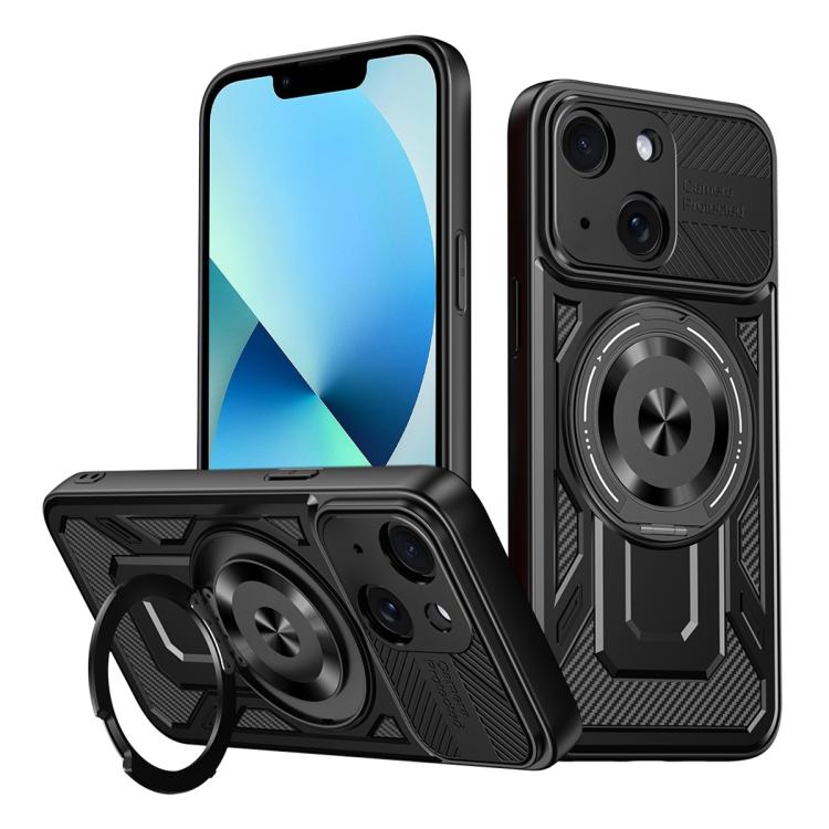 Armor Rotating Holder MagSafe Phone Case, For iPhone 14 Pro Max, For iPhone 13 Pro Max, For iPhone 13 Pro, For iPhone 13