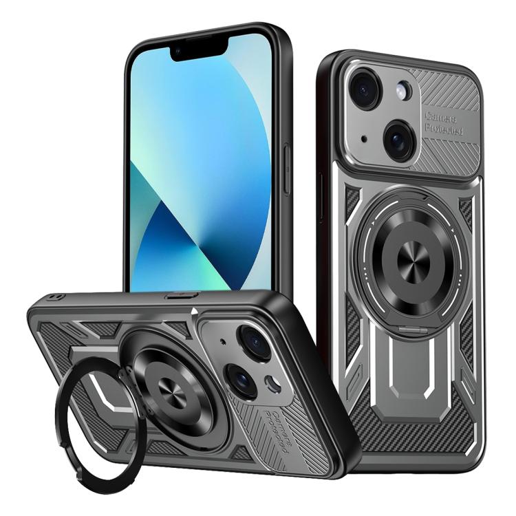 Armor Rotating Holder MagSafe Phone Case, For iPhone 14 Pro Max, For iPhone 13 Pro Max, For iPhone 13 Pro, For iPhone 13
