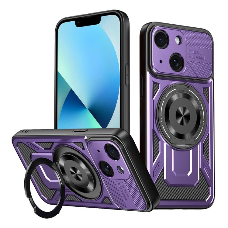 Armor Rotating Holder MagSafe Phone Case, For iPhone 14 Pro Max, For iPhone 13 Pro Max, For iPhone 13 Pro, For iPhone 13