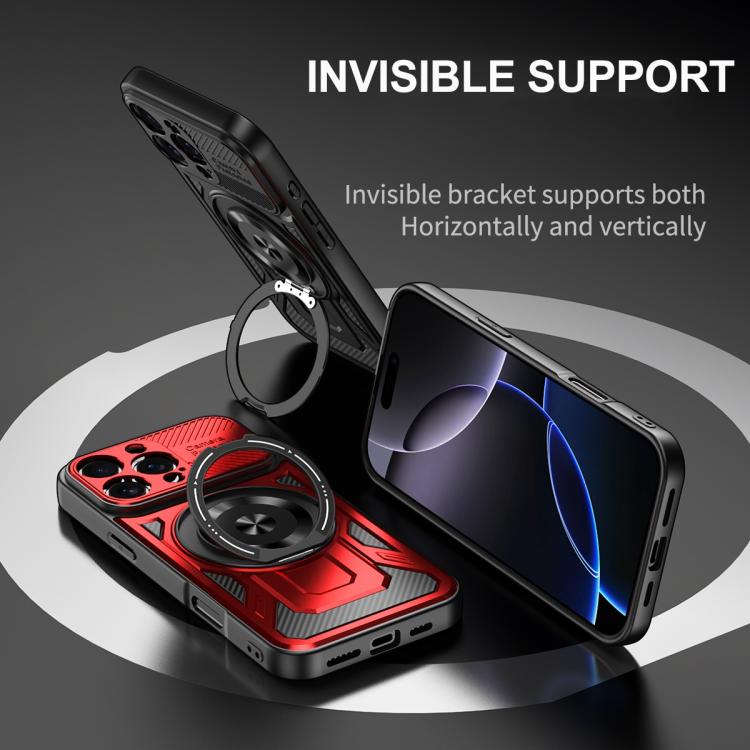 Armor Rotating Holder MagSafe Phone Case, For iPhone 14 Pro Max, For iPhone 13 Pro Max, For iPhone 13 Pro, For iPhone 13