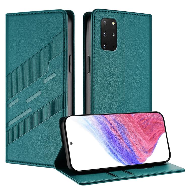 Embossed Multi-functional Wallet Retro Leather Phone Case, For Samsung Galaxy S20+