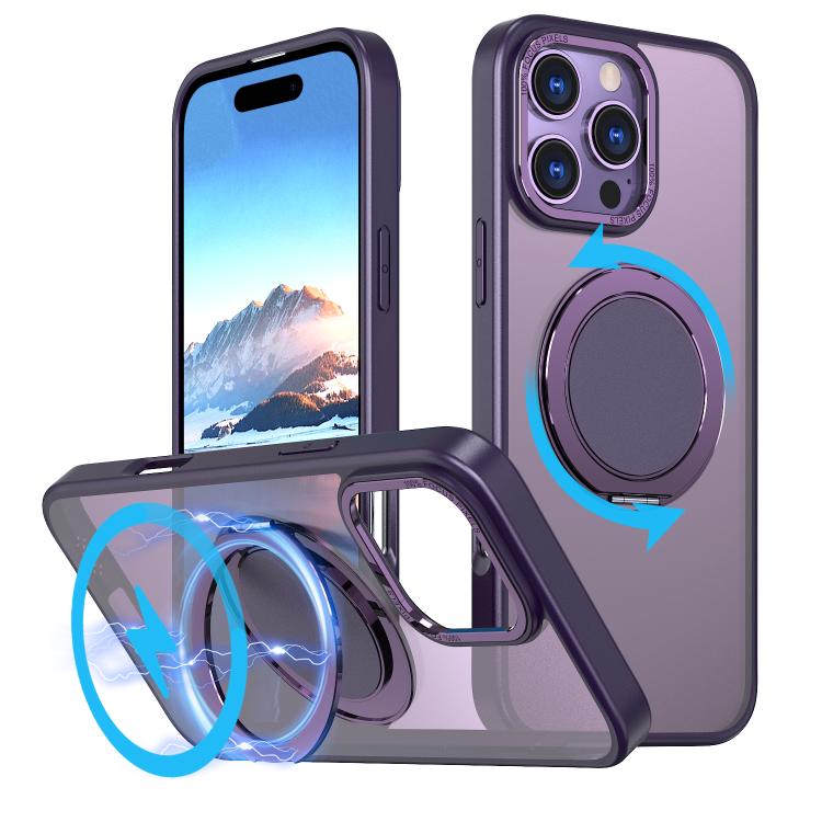 360-degree Rotating MagSafe Magnetic Holder Phone Case