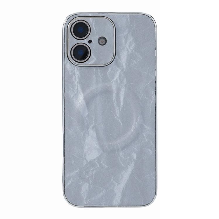 Electroplating PC Snow Bark Texture MagSafe Phone Case