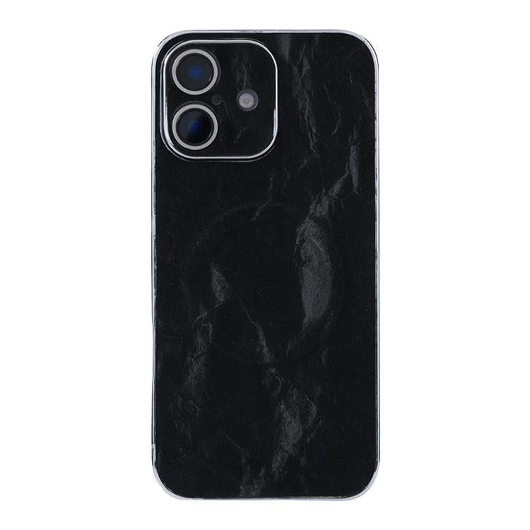 Electroplating PC Snow Bark Texture MagSafe Phone Case