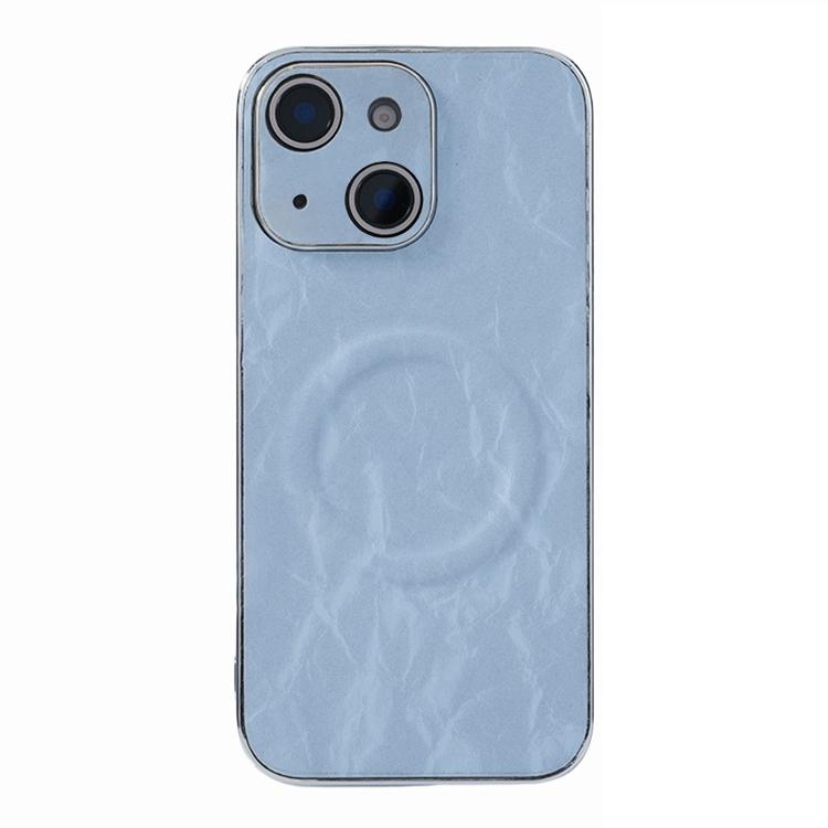 Electroplating PC Snow Bark Texture MagSafe Phone Case
