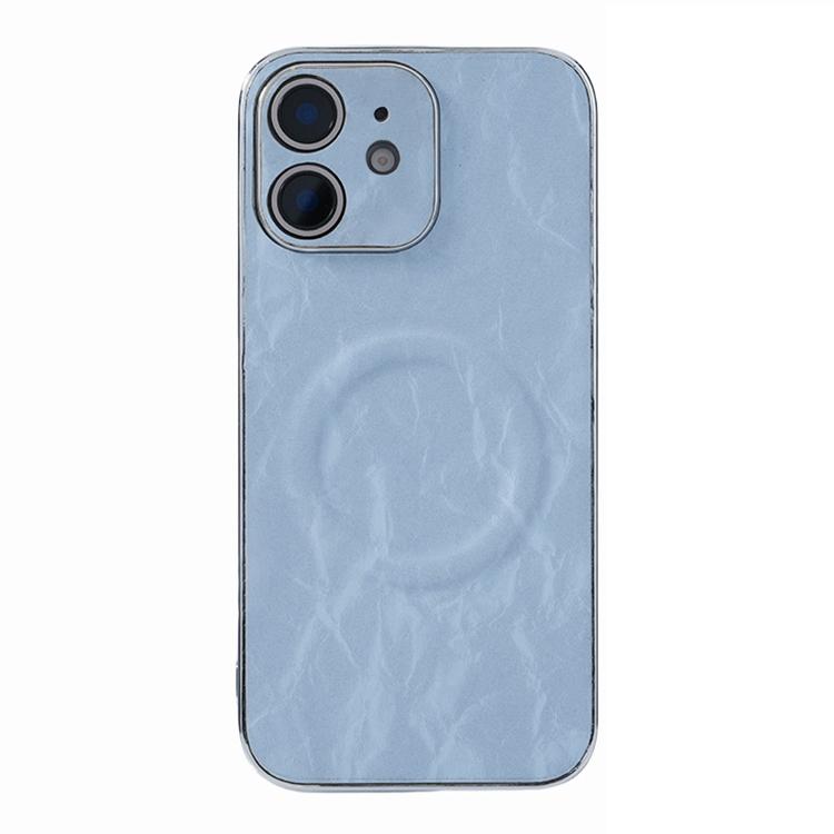 Electroplating PC Snow Bark Texture MagSafe Phone Case