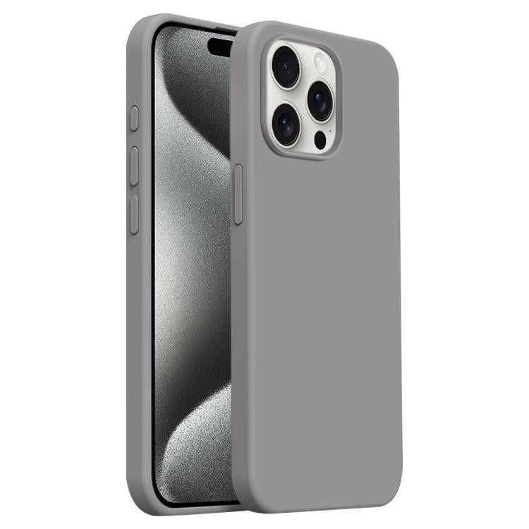 Burom Cloud Sensing Ultra-thin Liquid Silicone Full Coverage Phone Case, For iPhone 15 Pro Max