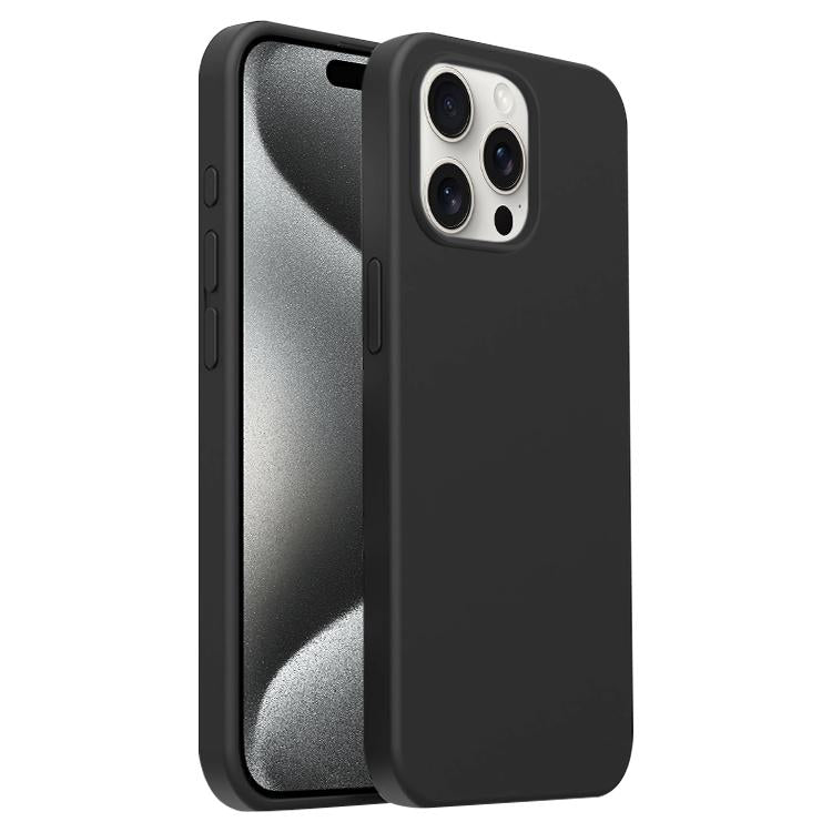 Burom Cloud Sensing Ultra-thin Liquid Silicone Full Coverage Phone Case, For iPhone 15 Pro Max