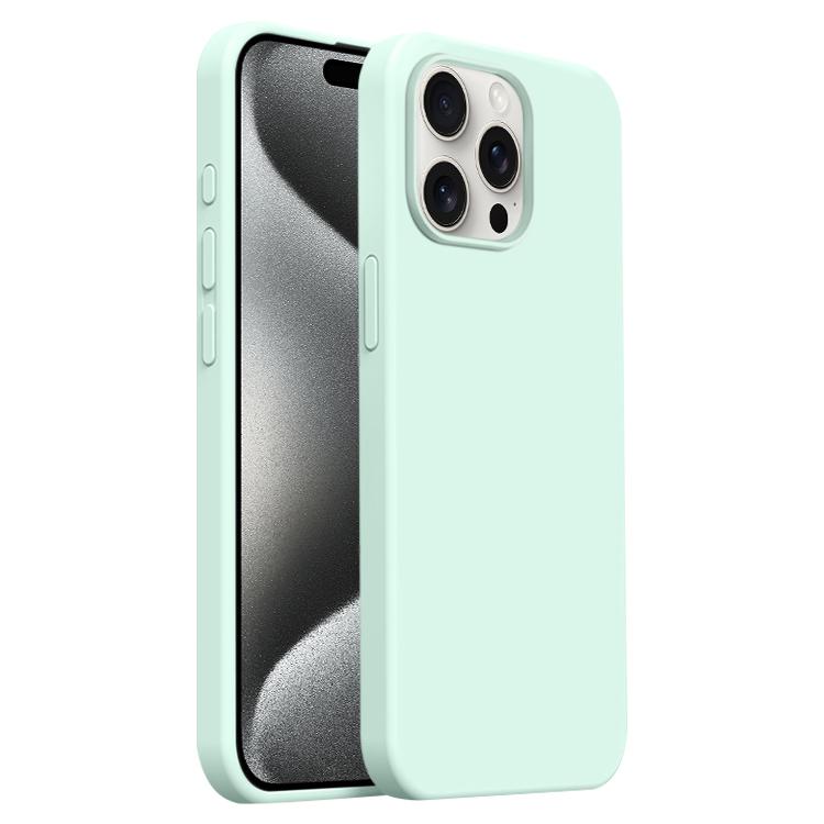 Burom Cloud Sensing Ultra-thin Liquid Silicone Full Coverage Phone Case, For iPhone 15 Pro Max