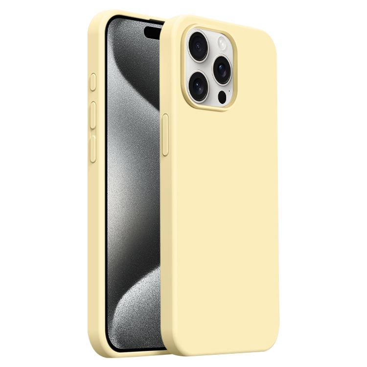 Burom Cloud Sensing Ultra-thin Liquid Silicone Full Coverage Phone Case, For iPhone 15 Pro Max