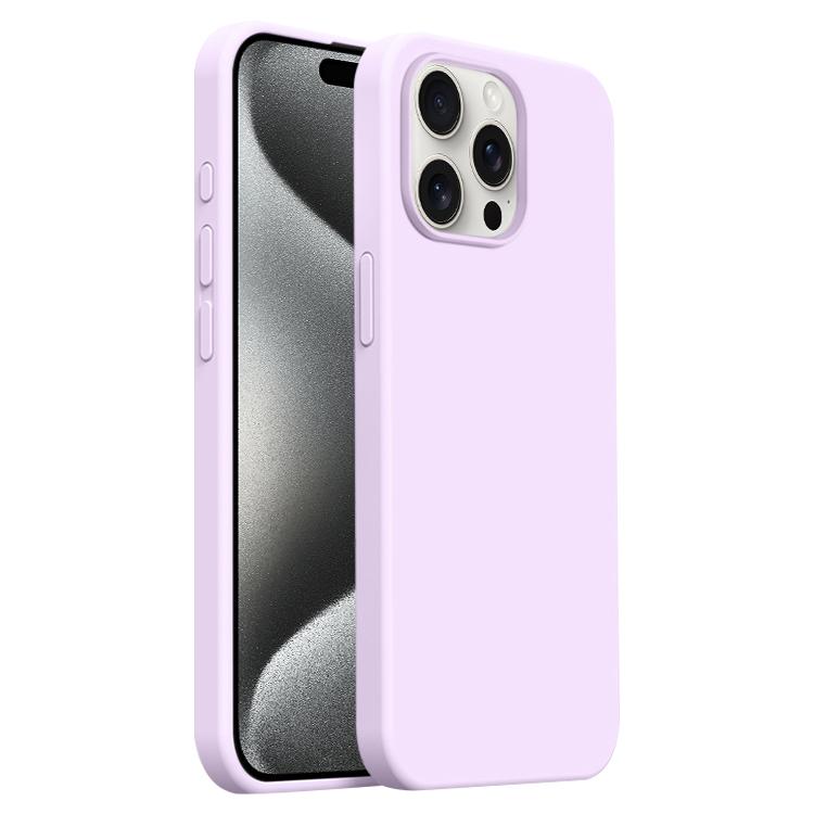 Burom Cloud Sensing Ultra-thin Liquid Silicone Full Coverage Phone Case, For iPhone 15 Pro Max