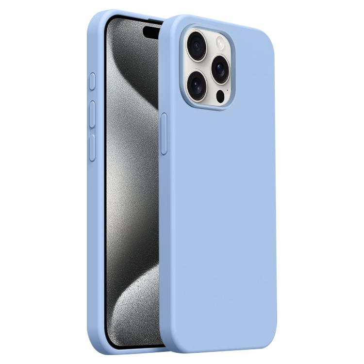 Burom Cloud Sensing Ultra-thin Liquid Silicone Full Coverage Phone Case, For iPhone 15 Pro Max