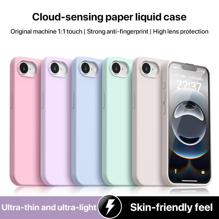 Burom Cloud Sensing Ultra-thin Liquid Silicone Full Coverage Phone Case, For iPhone 16 Pro