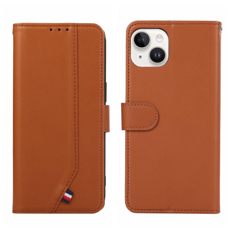 ABEEL Delicate Texture Splicing RFID Leather Phone Case, For iPhone 13 Pro Max, For iPhone 13 Pro, For iPhone 13, For iPhone 12 Pro Max
