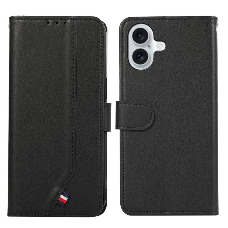 ABEEL Delicate Texture Splicing RFID Leather Phone Case, For iPhone 17 Pro Max, For iPhone 17 Pro, For iPhone 17, For iPhone 17 Air