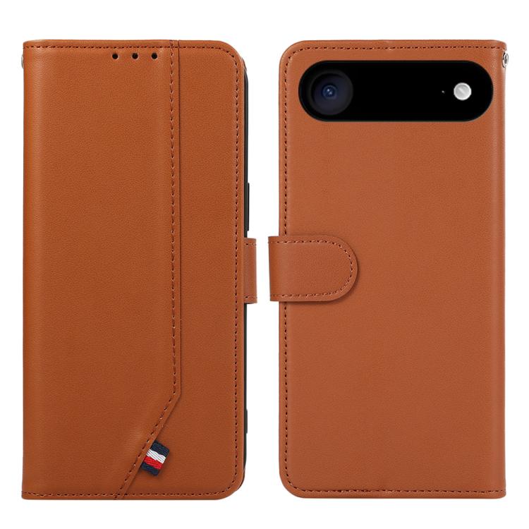 ABEEL Delicate Texture Splicing RFID Leather Phone Case, For iPhone 17 Pro Max, For iPhone 17 Pro, For iPhone 17, For iPhone 17 Air