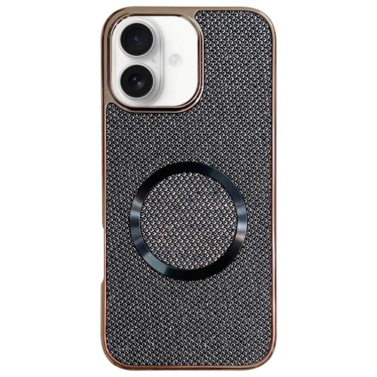 Electroplating PC Glitter Grain MagSafe Phone Case
