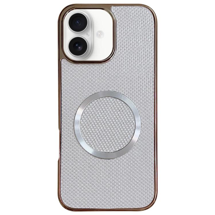 Electroplating PC Glitter Grain MagSafe Phone Case