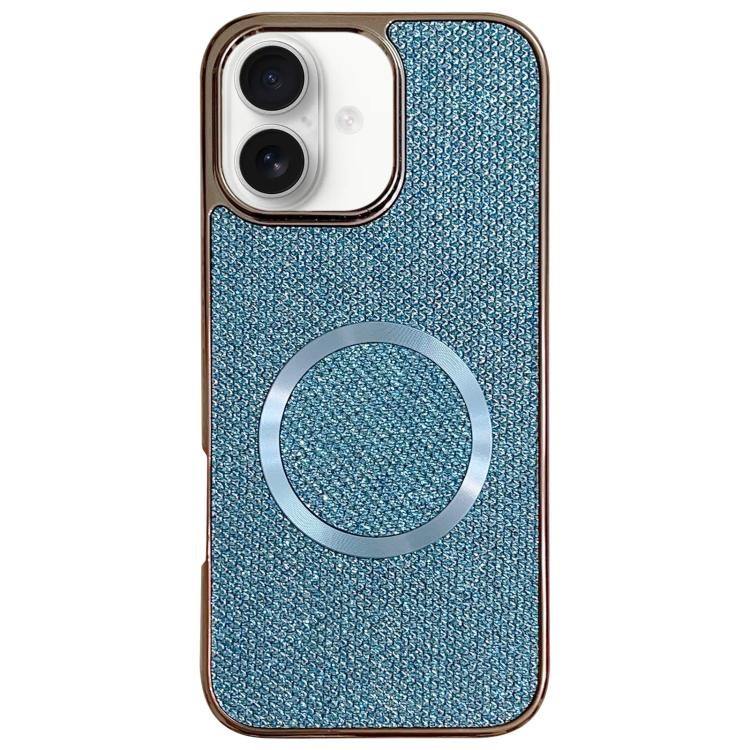 Electroplating PC Glitter Grain MagSafe Phone Case