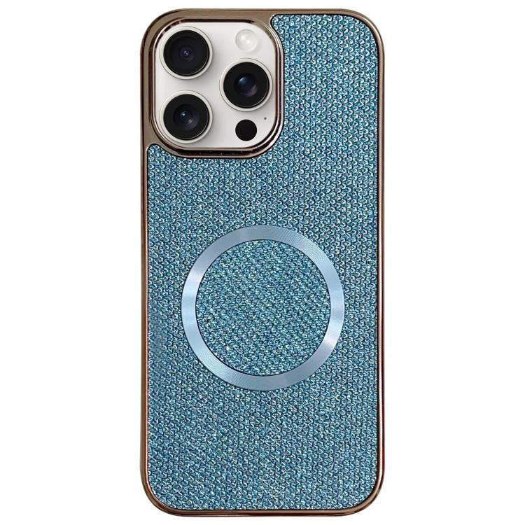 Electroplating PC Glitter Grain MagSafe Phone Case
