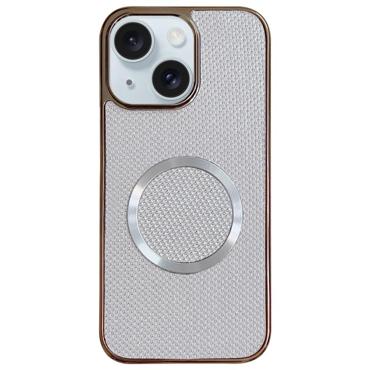 Electroplating PC Glitter Grain MagSafe Phone Case