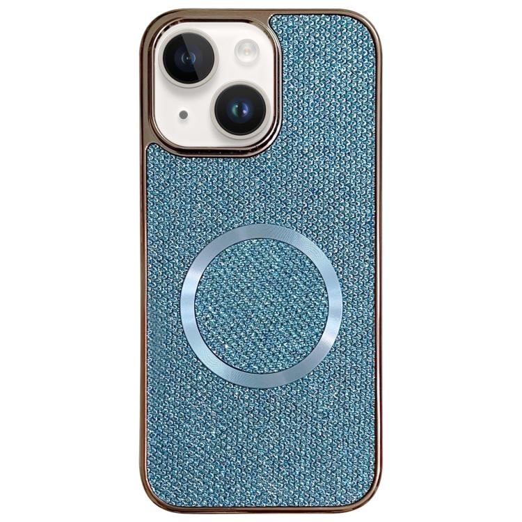 Electroplating PC Glitter Grain MagSafe Phone Case