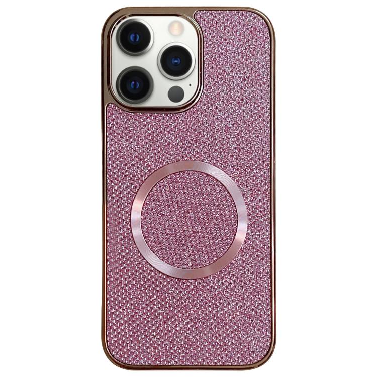 Electroplating PC Glitter Grain MagSafe Phone Case, For iPhone 12, For iPhone 12 Pro Max, For iPhone 12 Pro, For iPhone 11 Pro Max