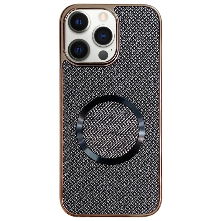 Electroplating PC Glitter Grain MagSafe Phone Case, For iPhone 12, For iPhone 12 Pro Max, For iPhone 12 Pro, For iPhone 11 Pro Max